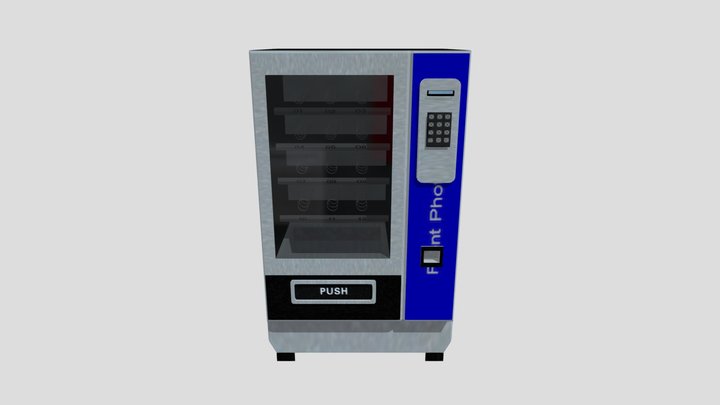 Snack Machine 3D Model