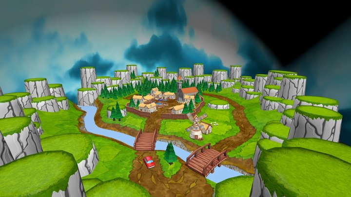 Village 3D Model