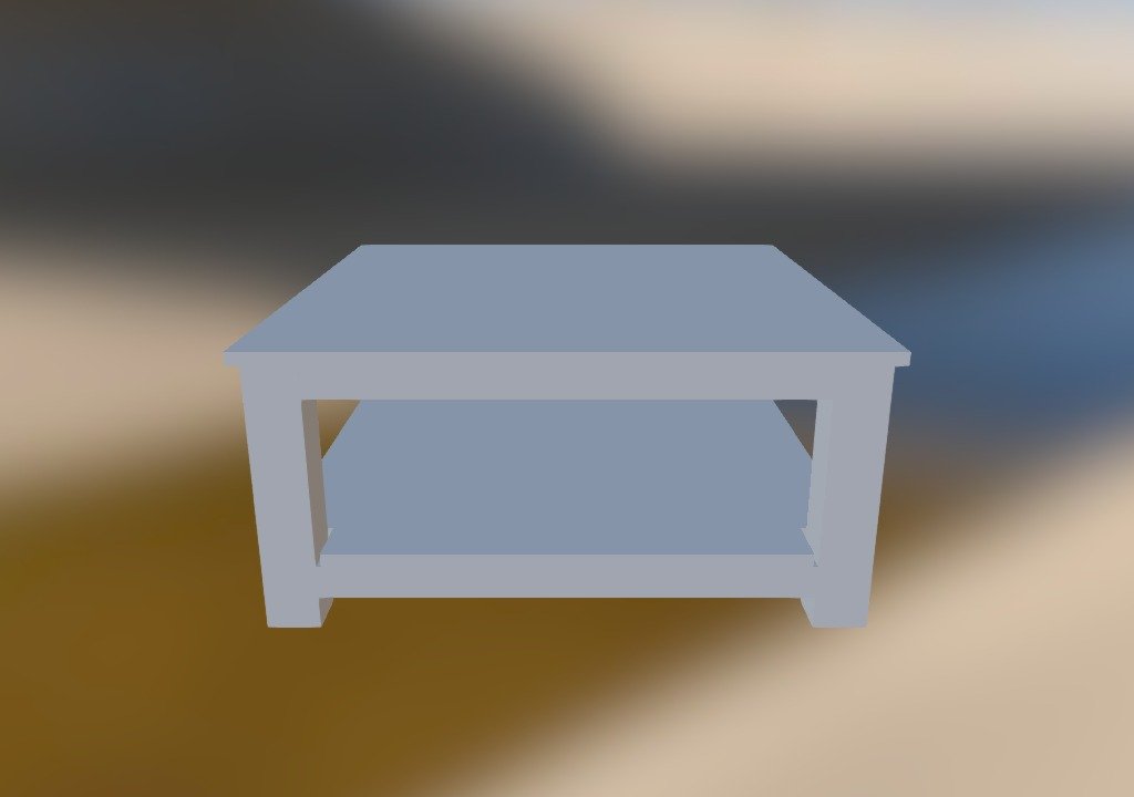 table_basse - 3D model by mickael.murmann [58b2727] - Sketchfab