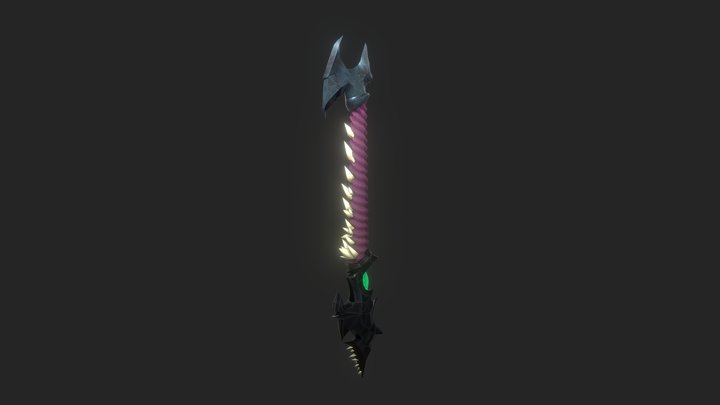 DAE : Death's Grasp - Weapon Craft - Staff 3D Model