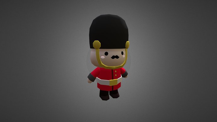 Chibi Royal Guard 3D Model