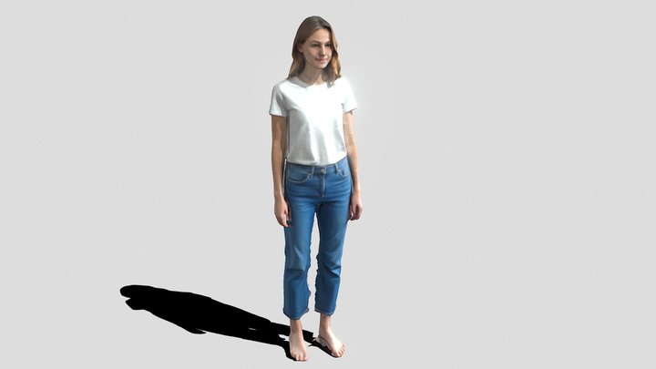 Realistic Human 3D Model (AI-Generated) – Modèle 3D gratuit STL