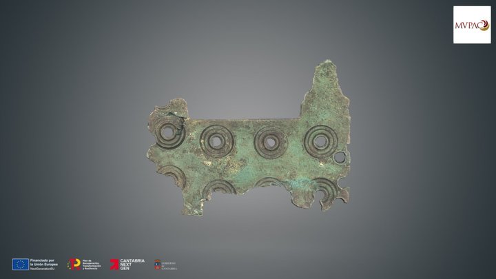 Fíbula zoomorfa 3D Model