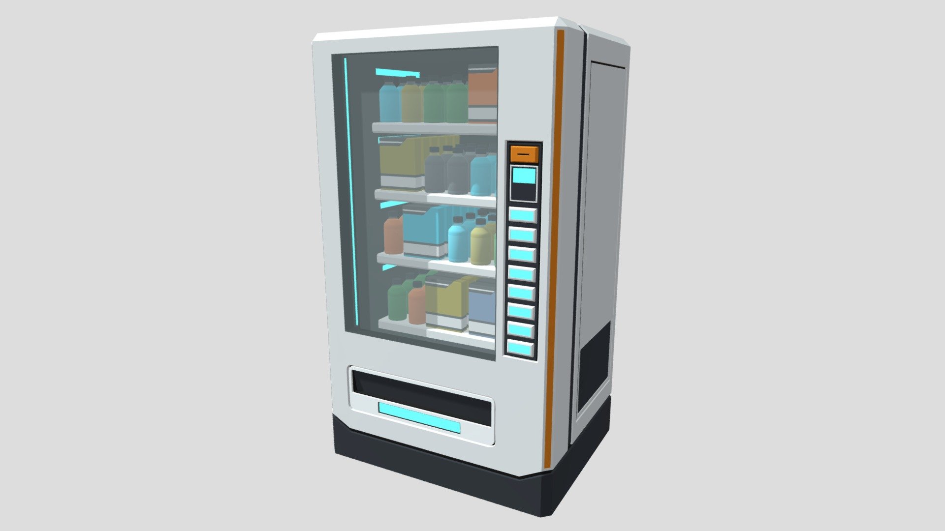 Sci-Fi Vending Machine – Futuristic Prop - 3D model by Ozea Studio ...