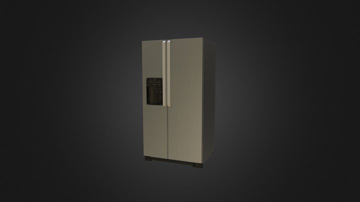 American fridge 3D Model
