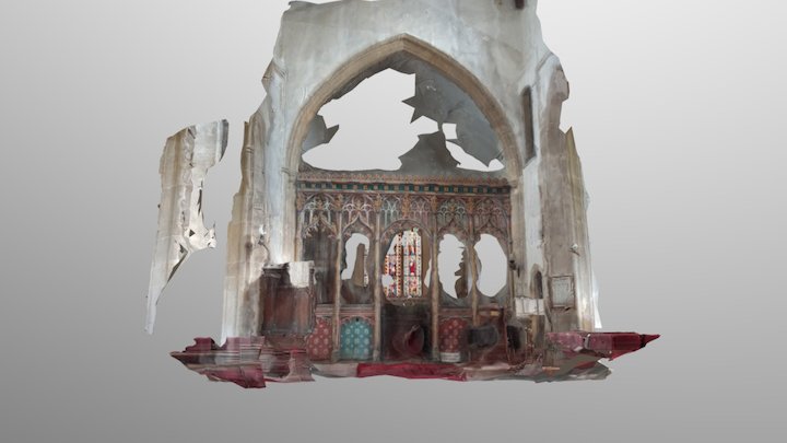 Rood Screen - St Ethelbert, Suffolk 3D Model