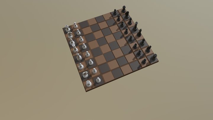 Ajedrez 3D Model