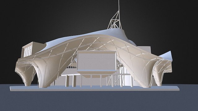 Centre Pompidou METZ 3D Model