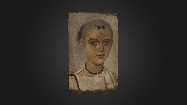 Mummy Portrait Of A Boy 3D Model