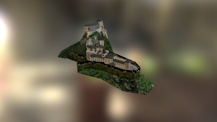 Oravsky Hrad 2,0 xported from google earth 3D Model