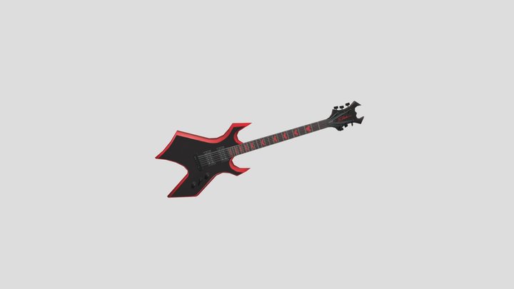 Electric Guitar Model 3D Model