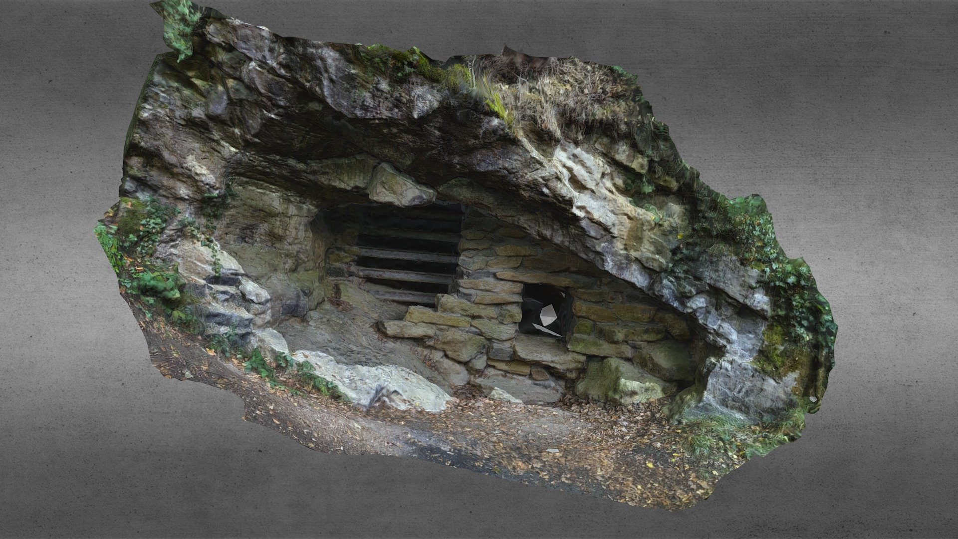 Entrée de la grotte Moneuse