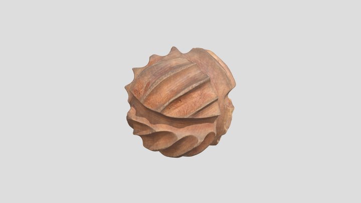 Wooden ball - 1 3D Model