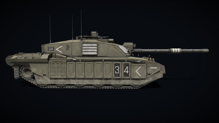 Challenger 2 3D Model
