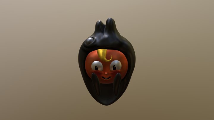 FlapJack Disfraz Ballena 3D Model