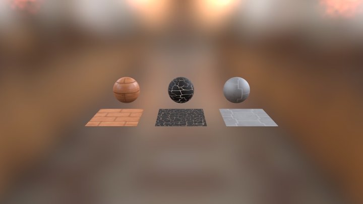 Materialtestsuite 3D Model