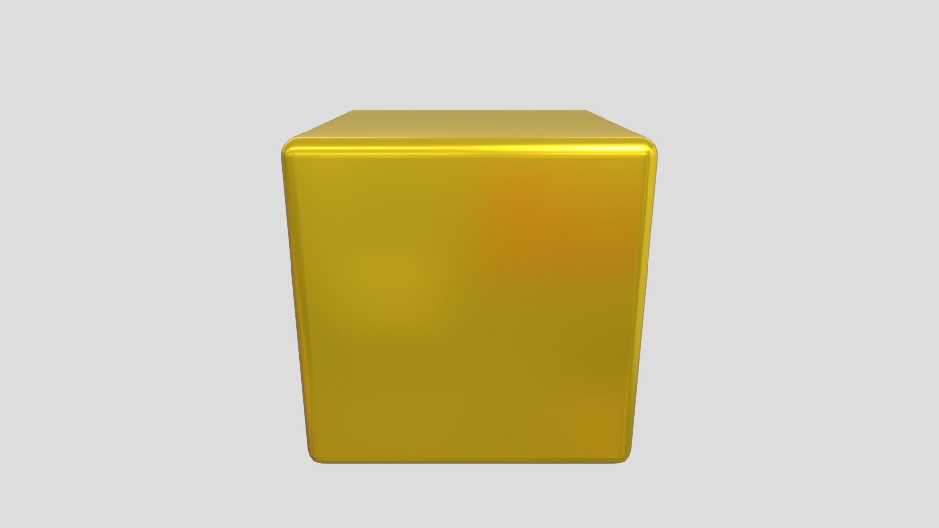 Yellow Metal Cube - Download Free 3D model by JakobHenerey20231 ...