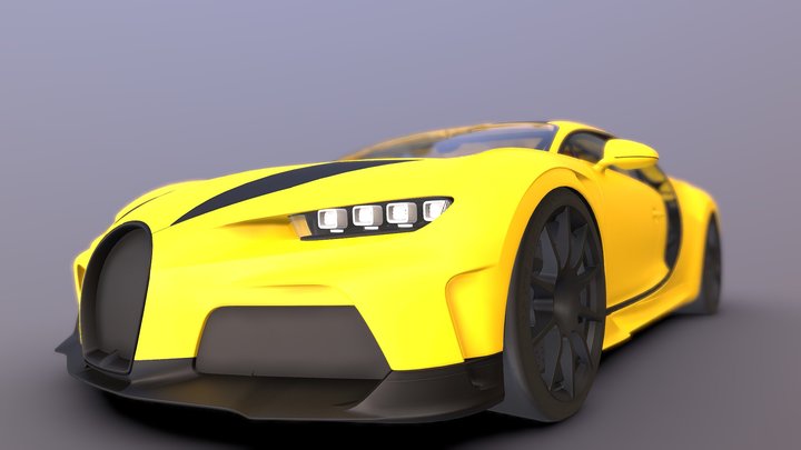 Bugatti-chiron 3D Models - Sketchfab