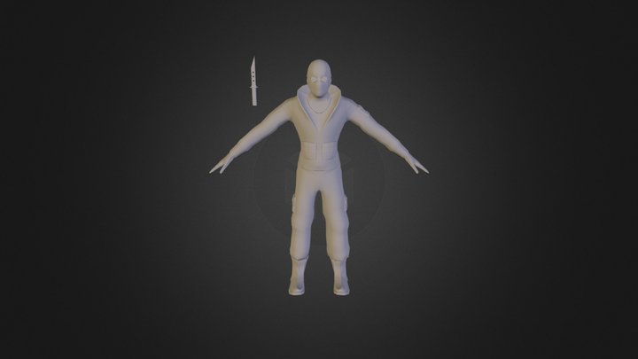 The man with no name 3D Model