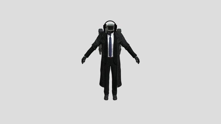 Armed_cameraman_v2 3D Model