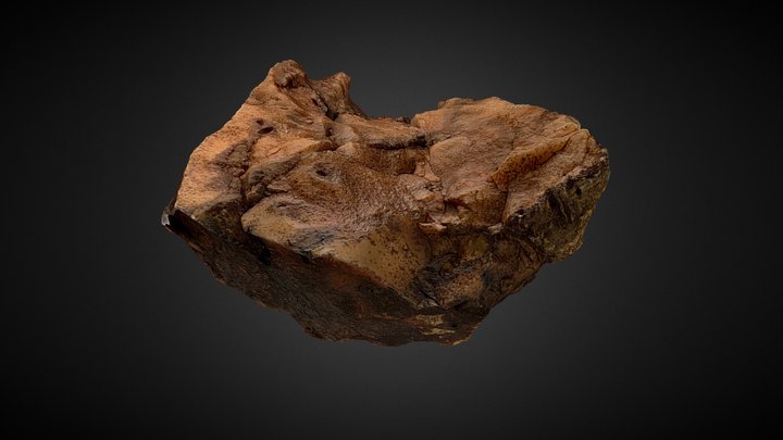 Desert rock, Ramon Crater - Negev desert, Israel 3D Model