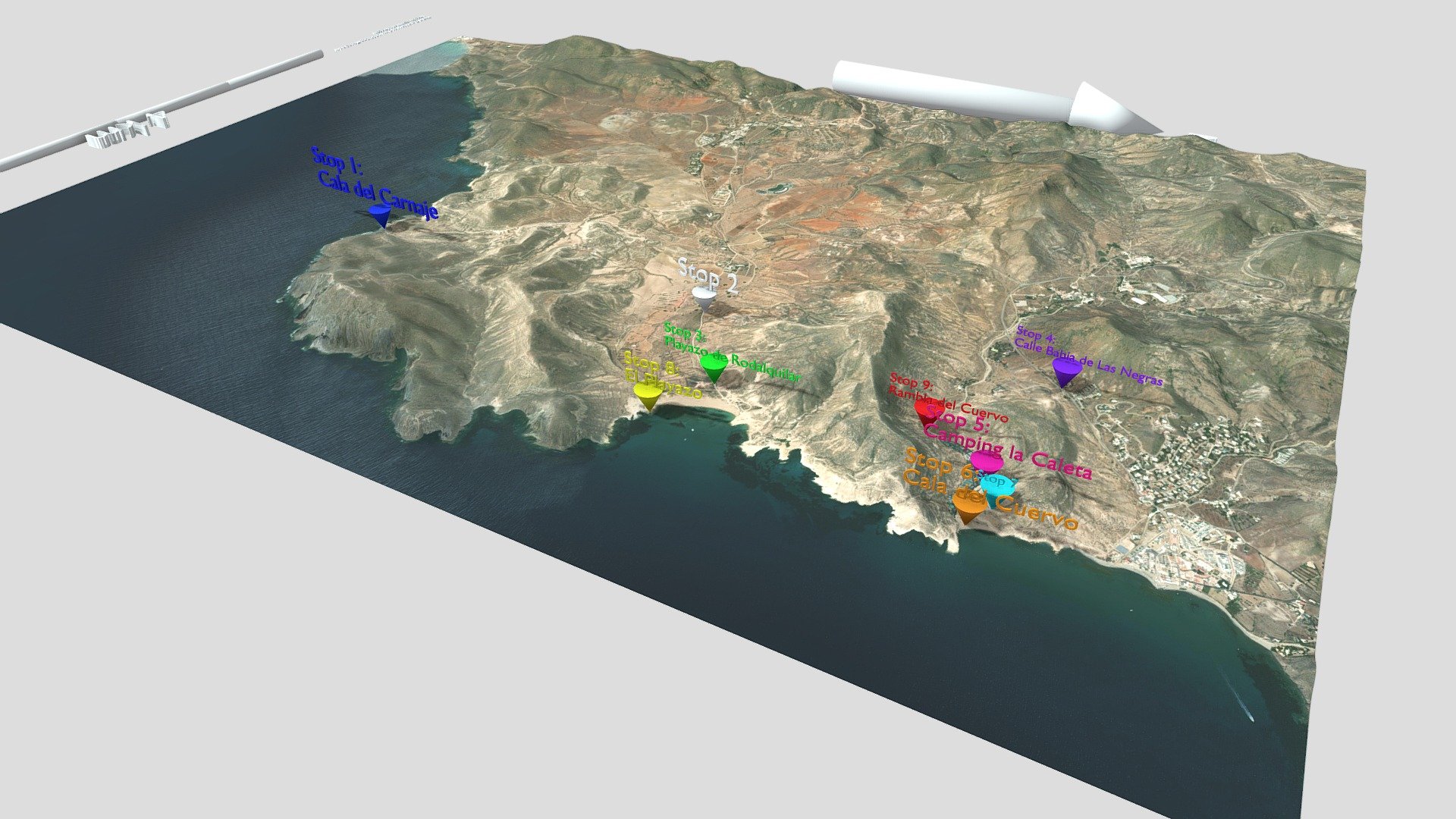 Las Negras Virtual Field Trip Stops