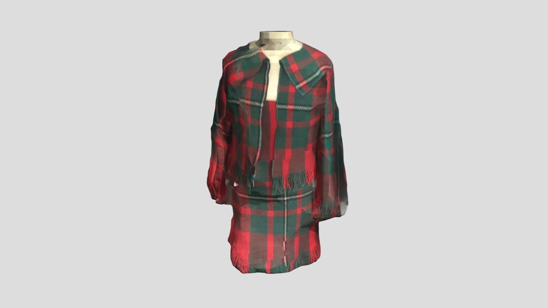 Co-ord plaid set