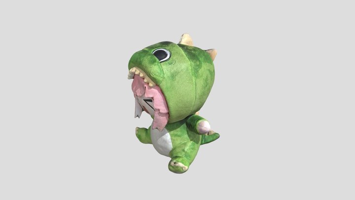 Dino Bocchi Plushie (3D Scan) 3D Model