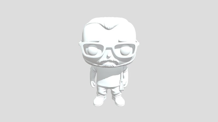 Anime Enthusiast Pop Figurine 3D Model