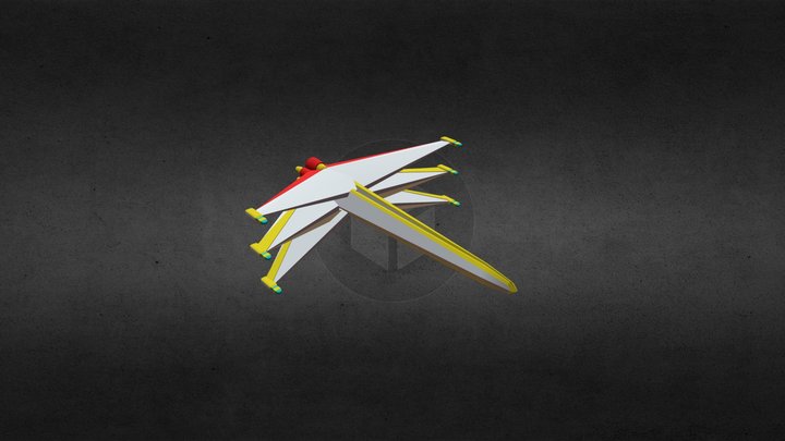 Alien Ship 13 3D Model