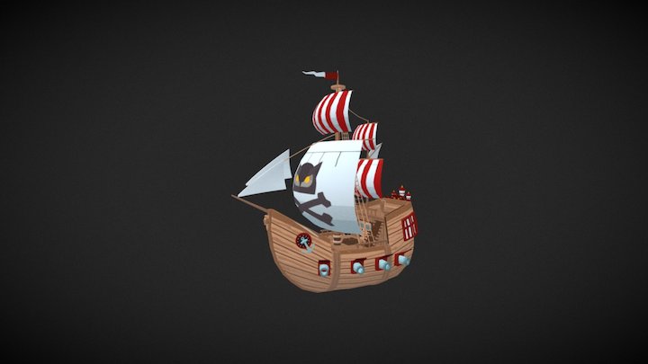 Pirate ship 3D Model