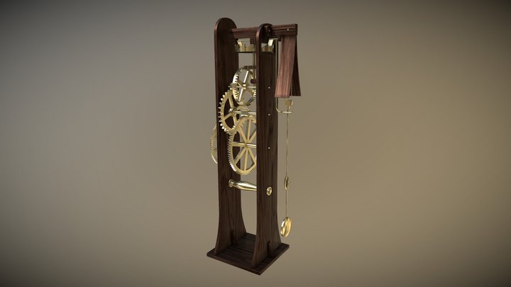 Huygens Clock 3D Model