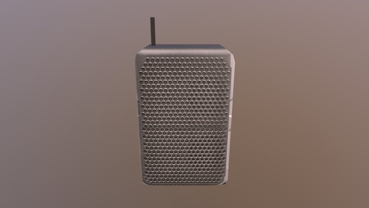 Pocket Radio 3D Model