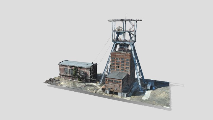 KWK Pstrowski - Szyb Gigant 3D Model