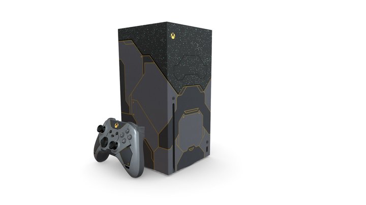 Xbox Series X Halo Infinite Limited Edition 3D Model