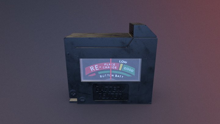 Battery Tester 3D Model