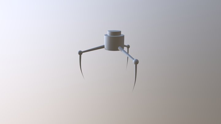Crane Machine Claw 3D Model
