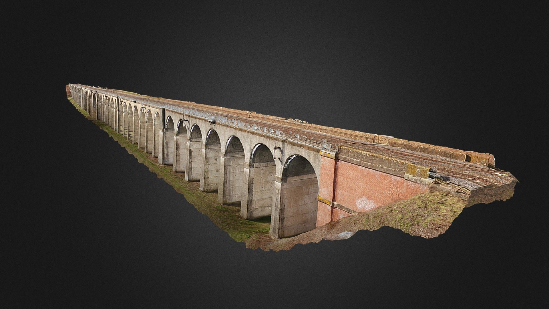 Viaduc de Dannemarie 3D model by dronesupervision [58c6bb7] Sketchfab