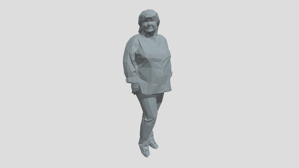 Lowpoly Female Standing
