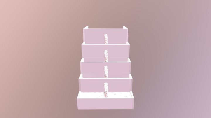 Decorative Water Fountain [Hill] 3D Model