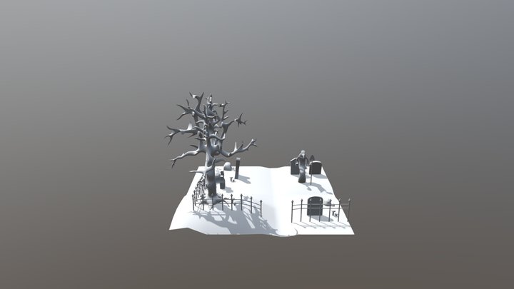 Monstergarden greybox 3D Model