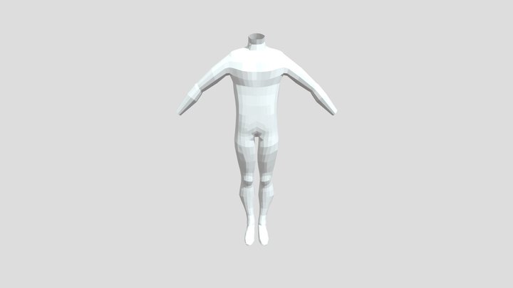 [WIP] Male character - base mesh 3D Model
