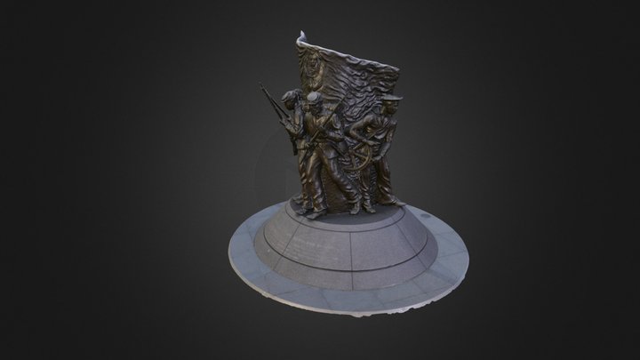 African American Civil War Memorial 3D Model