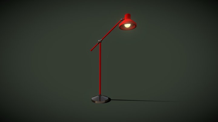 Lamp - Lowpoly Concept 3D Model