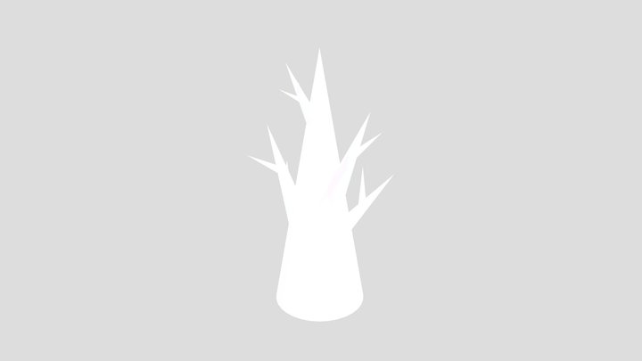 Spring Tree 3D Model