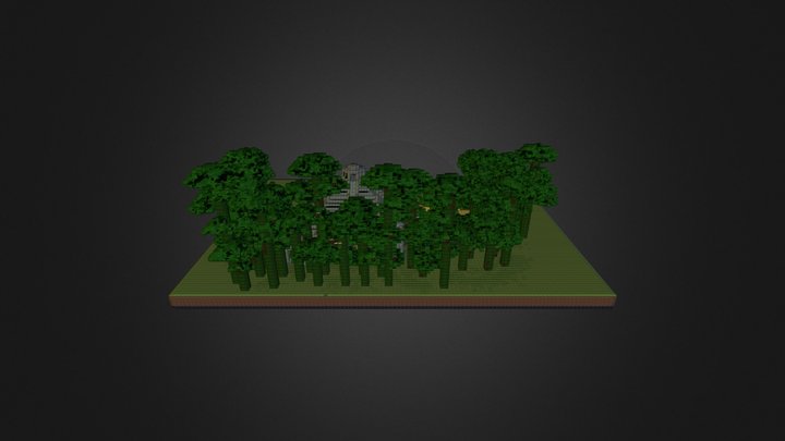 Village Maya, Aztèque, Olmèque ou Inca.obj 3D Model