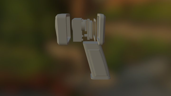 Pistol Grip Concept 3D Model