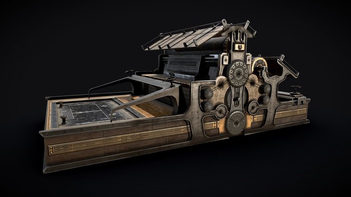 Steampunk workshop 3D Model