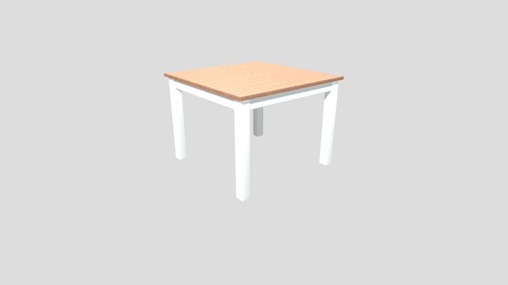 Child's Table 3D Model