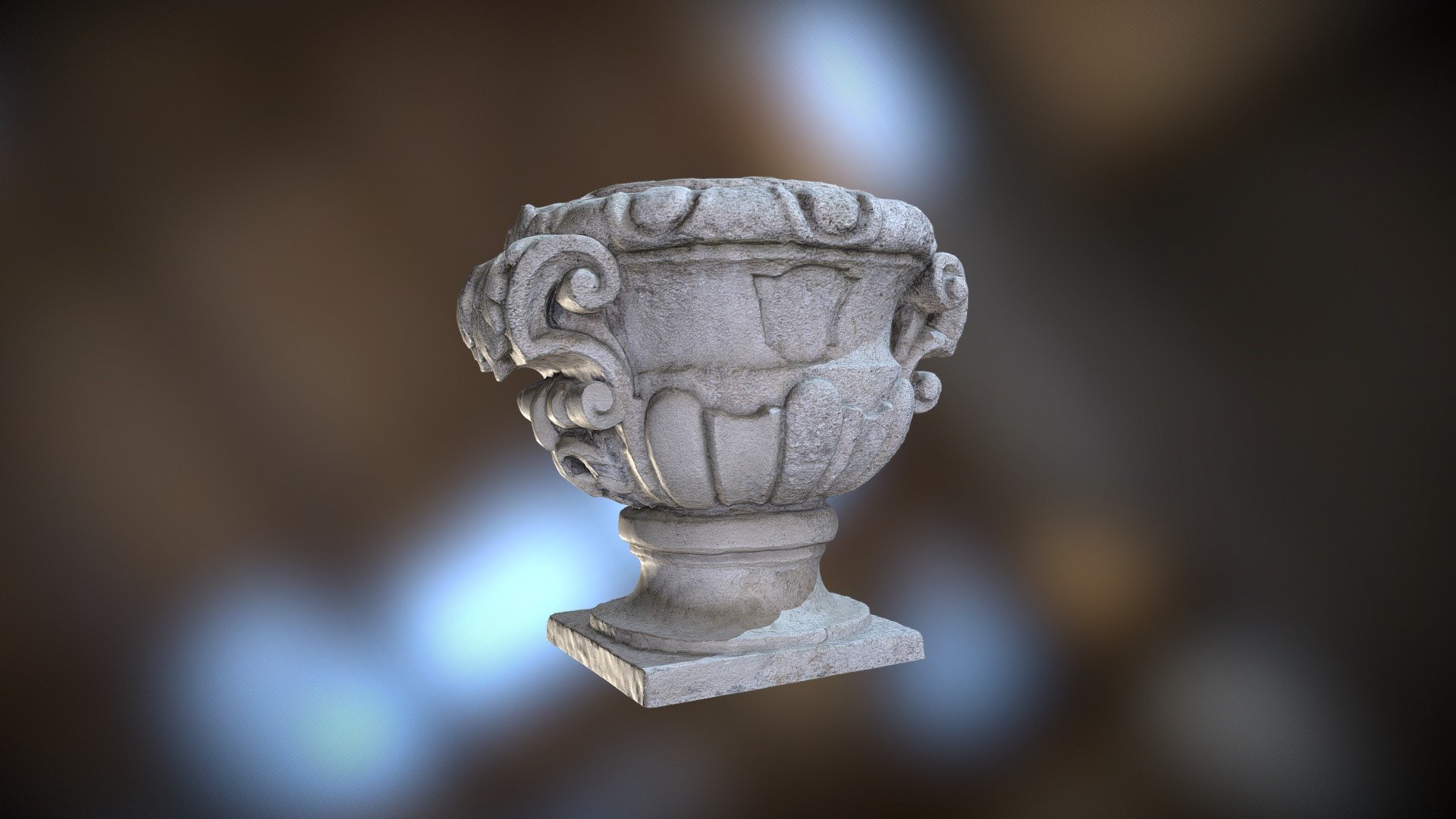 Vase architecture of the late Renaissance 3D model by AntonioSavl